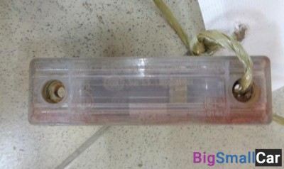 Фонарь подсветки номера от Chevrolet Aveo T250 2005-2011